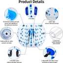 2PCS Inflatable Bumper Balls, 5Ft Human Hamster Ball, Zorb Ball for Adults or Children, Bubble Soccer for Sport Time