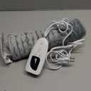 Deepsoon Heating Pad,Electric Heating Pads for Back,Neck,Abdomen,Moist Heating Pad for Shoulder,Knee,Arms,Legs,Dry/Moist Heat & Auto Shut Off,Christmas Gifts for Men and Women,Light Gray,24x12 Inch