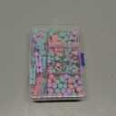 200 Pieces Push Pins Set, 5 Types Colorful Thumb Tacks Cute Decorative Push Pins for Wall Cork Board Bulletin Boards with Storage Box