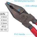 2 x 9-Inch Hi-Leverage Combination Pliers Of Pulling Wire D90