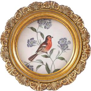 Vintage Picture Frames 4x4 Round Bronze Antique Picture Frames with Glass Front Handcrafted Rustic Home Decor for Wall Mount and Tabletop Gallery Wall Art
