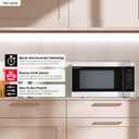 SHARP Countertop Microwave Oven with Removable 13.6" Carousel Turntable, 1100 Watt, 1.6 Cubic Feet, Stainless Steel