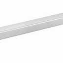 Shower Arm with Flange, 16 Inches Wall Mount Square Straight Extension Arm, Replacement of Fixed Rain Shower Head Pipe, Chrome