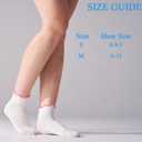 6 Pairs Ruffle Socks For Women Casual Ankle Socks Retro Soft (White, S)