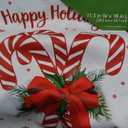 Decorative Garden Flag, Candy Cain, 11.5 in W x 18 In L