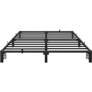 Metal Bed Frame Queen Size 8 inch Platform Bed Frame, Strong Steel Slats, Bedroom Bed Base for Apartment and Home Use