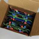 POPLAY 50 PCS Mini Finger Skateboards Party Favors, Valentines Day Gifts & Beginner Practice Set for Kids & Adults, Finger Boards Toy, Valentine Classroom Prizes Exchange Gifts