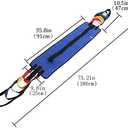 38.5 Inch Transfer Sling Heavy Duty Mobility Elderly Lift Assist Gait Belt, Sponge Padded Patient Stand Assist Sling, Safety for Patient Care(Blue)