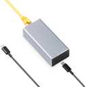 MokerLink Gigabit PoE to Type-C Converter, Output USB C 5V/3A or 9V/2.22A with 1000M Ethernet, IEEE802.3af/at 10/100/1000Mbps PoE in, PD Charging and Wired Network for Tablet/Smart Phone/Laptop