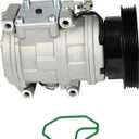 ECCPP AC Compressor Fast Cooling 1987-1991 Fit for Toyota Camry 2.0L 2.5L 1992-2001 Fit for Toyota Camry 2.2L Air Conditioning Compressor 5 Grooves10PA17C