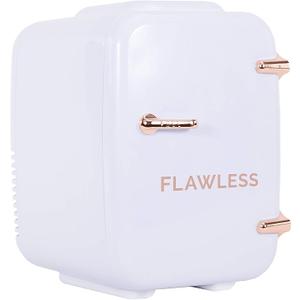 Finishing Touch Flawless Mini Beauty Fridge for Makeup and Skincare, White, 4 Liter