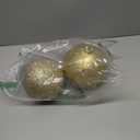 XmasExp 6in Large Christmas Ornaments Christmas Ball Ornaments Giant Tree Decoration Shatterproof Decorative Hanging Balls for Holiday Party Decor (Gold, 2pcs)