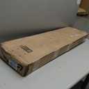 Black Double Corner Window Curtain Rods with Aluminum End Cap Finials and Brackets,1 Inch Diameter Dual Bay Window Curtain Rods, Adjustable 2 Sided 20-36" and 36-72" Center Double Rod