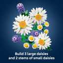 LEGO Botanicals Daisies Building Toy - Artificial Flowers Crafting Kit for Girls & Boys, Ages 9+ - Kids Room Decor for Book Shelf or Desk - Gift Idea for Birthdays - 11508