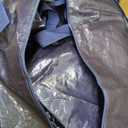 6 Pack Extra Heavy Duty Large Moving Bags with Strong Zipper & Comfortable Handles, Sturdy & Durable Clothes Storage Bags Totes Bins, Blue Packing Moving Boxes for College Supplies, Dark Blue