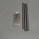 Taozun Towel Bar - 24 Inch Towel Holder with 2 Packs Adhesive Hooks, Hand Towel Rack Stick on Wall, Stainless Steel Bathroom Hardware Accessory Kit (Silver)