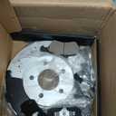 Rear Brake Kit, Brake Rotors and Ceramic Brake Pads Compatible with 2007-2021 Toyota Tundra, 2008-2022 Toyota Sequoia|Automotive Replacement Brake Kit|345mm(13.6in)|Rear Brake Rotors