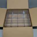 Varku Tie Organizer Box, 12-Cell Clear Tie Rack Organizer, Stackable Tie Display Rack, Drawer Closet Storage Bin with Lid, Storage Box for Ties (12 Grids)