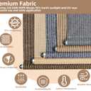 Outdoor Roller Shades,Exterior Cordless Patio Shade Roll Up Blind for Porch