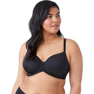Wacoal Women's Ultimate Side Smoother Underwire T-Shirt Bra (34DD, Black)