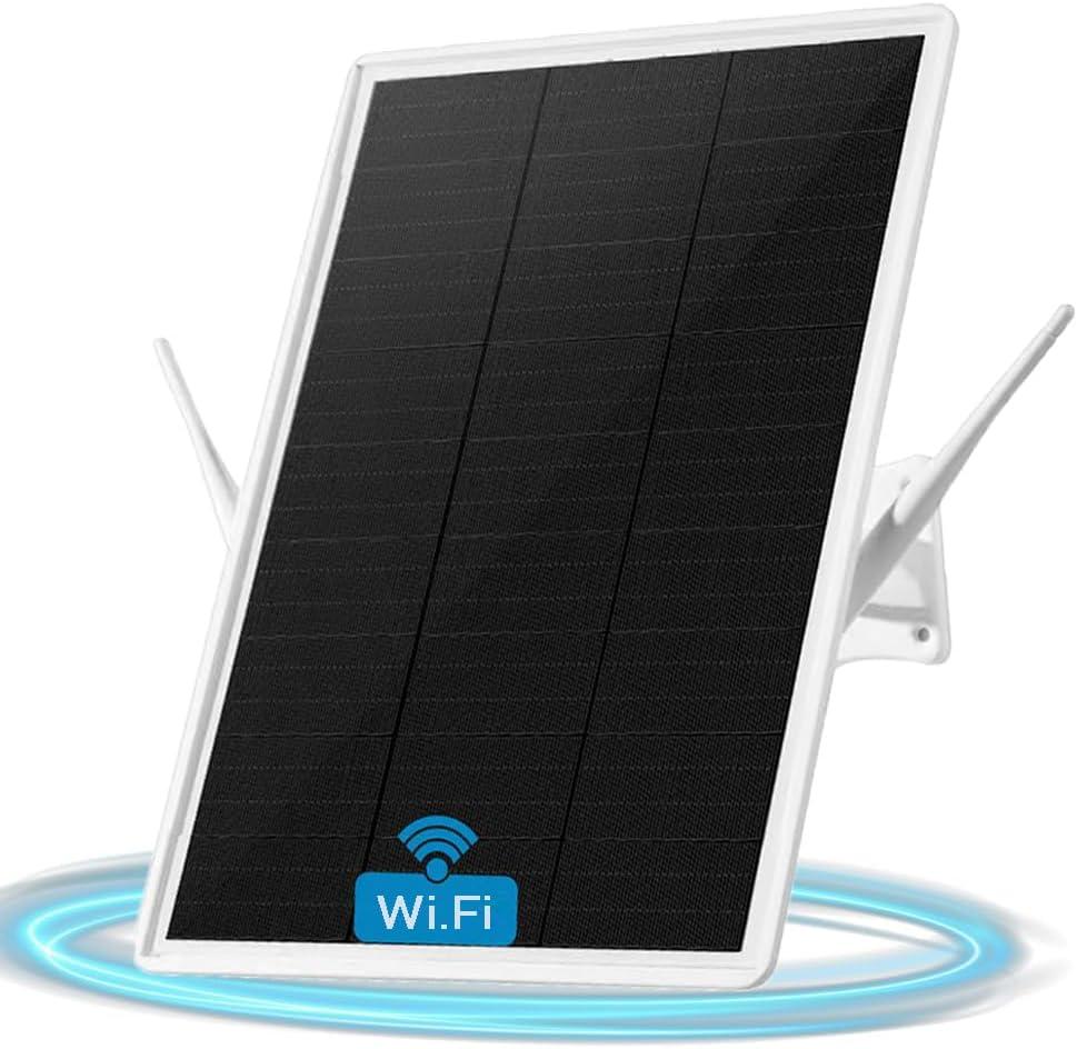 WiFi Extender Signal Booster Solar Battery Outdoor, Long Range up to 300-feet, Internet 2.4G WiFi Extender Booster, Wireless Signal Booster WiFi Repeater 300Mbps,for 2.4G Modem Router LTE (32 * 25cm)