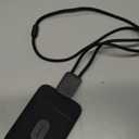 Lanyards for ID Badges Holder, SANTLET Silicone ID Badge Holder Name Card Case Protector with Retractable Cord, Safety Breakaway Buckle, 2 Card Slots for Office Staff Teachers Employees Cruising Black (Vertical)