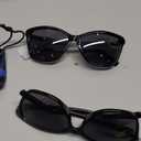 Premium Bifocal Reading Sunglasses for Women, Retro Cateye Sun Readers UV400 Protection, Classic Shades (2PC Black, 1.25)