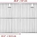 17 Inches Cooking Grates for Home Depot Nexgrill 720-0830H 720-0830D 720-0783E 720-0783C for Nexgrill Replacement Parts 4 Burner Gas Grill Grates Stainless Steel 2 Pack for 5 Burner