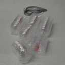 Sratte 36 Pcs Christmas Fillable Ornaments Ball Clear Plastic Hanging Ornaments DIY Craft Transparent Ball for Wedding Holiday Xmas Party Tree Decor Home(Clear,100 Mm/ 3.94 Inches)