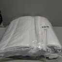 10 Pack White Round Tablecloths, 120 Inch Stain Resistant and Wrinkle Polyester Fabric Washable Table Clothes Cover for Kitchen Dining, Wedding, Reception Banquet, Birthday Party, Buffet Restaurant