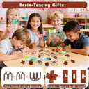2 x Easter Egg Fillers For Teens Adults, Easter Egg Stuffers Brain Teaser Puzzles 3d Puzzle Easter Basket Stuffers For Teen Easter Gifts For Kids Aged 6+