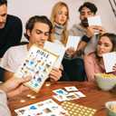 2 x haipino Christmas Bingo Party Games with 24 Players, Christmas Party Games for Women Party Supplies, Family Activities, Party Favor Gifts for Women Men Family Activities - JY972 (Bible-1)