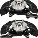 KAX 2PCS Front Steering Knuckle & Wheel Bearing Hub Assembly Fit for Toyota Camry 2012-2017, Passenger and Driver Side Replaces 698-382 698-383