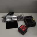 Laser Level with Tripod, 100 feet Green Cross Line Self Rotary Leveling Laser Level, 4 Brightness Adjustment, Manual Self leveling and Pulse Mode,IP54 Waterproof Battery Carrying Bag Included