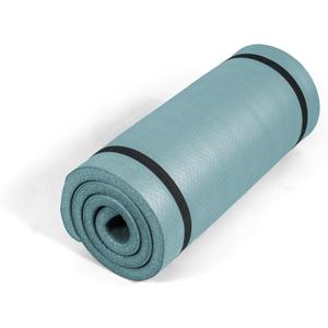 Tone Fitness 1-Inch Thick Yoga Mat | High-Density, Non-slip Exercise Mat with Carrying Strap for Yoga, Pilates, & Home Gym Workouts | Multiple Options