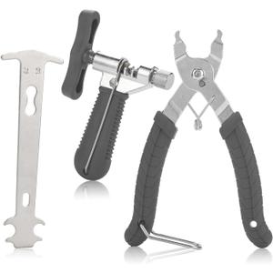 Bike Tool Set(3pcs) Bike Chain Tool Bike Link Plier Chain Checker Perfect Tool for Bike Repair