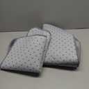 2Pcs Memory Foam Toilet Rugs Contour Extra Soft Absorbent 40x50cm U Shaped 50x70CM Rectangle Gray