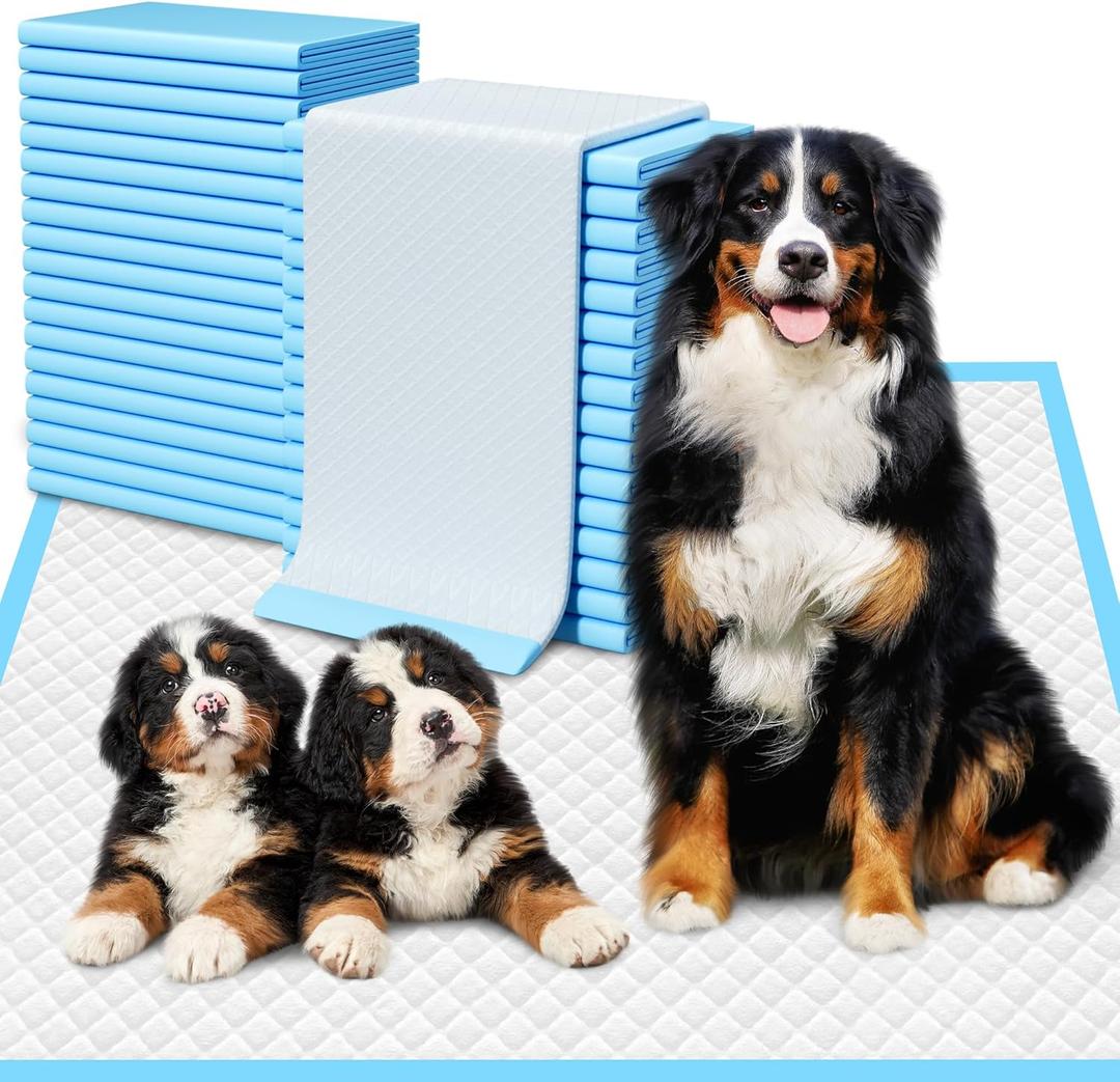 Extra Large Puppy Pads 28" x 34"30 Count, Super Absorbent Dog Pee Pads Quick Drying LeakProof XLarge Dog Training Pads Disposable Training Pads for Dogs Puppies Cats