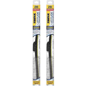 Rain-X 810168 Latitude 2-In-1 Water Repellent Wiper Blades, 28 Inch Windshield Wipers (Pack Of 2), Automotive Replacement Windshield Wiper Blades With Patented Rain-X Water Repellency Formula