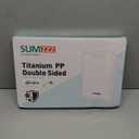 Titanium Cutting Board Double Sided Food Grade, Pure Titanium/PP for Kitchen, Cutting Board Easy to Clean[15.5*10.5+12*8.5] (Silver)