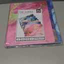 6 Pack Marble Design File Folders with Pockets - Plastic Folder with 2 Pockets & a Business Card Holder, Durable File Folders for Documents, School, Office & Home (Folder with Pockets (with Prong))