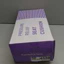 Cushion Lab Patented Pressure Relief Seat Cushion for Long Sitting Hours on Office & Home Chair - Extra-Dense Memory Foam for Soft Support. Car Pad for Hip, Tailbone, Coccyx, Sciatica - Black