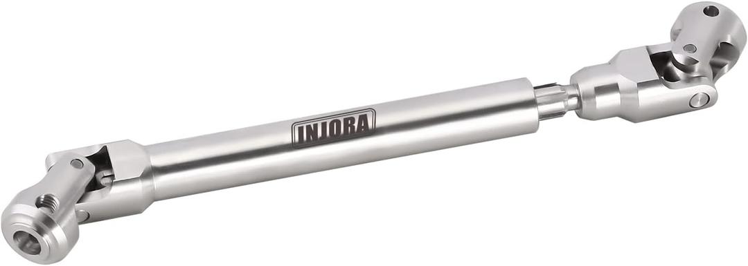 INJORA Drive Shaft Stainless Steel Heavy-Duty Driveshafts for Axial SCX10 90046 AXI03007 TRX4 Redcat Gen8 1/10 RC Car Crawler Upgrade(129mm-179mm)