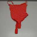 SUUKSESS Women Square Neck Lace Bodysuit Sleeveless Spaghetti Strap Tank Top Size XS