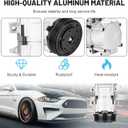 New AC Air Condition Compressor w/Clutch for Ford Contour 1995-2000 2.5L, for Contour 2000 2.0L, for Ford Escape 2001-2007 3.0L, for Mazda Tribute 2001-2006 3.0L, for CO101640C