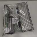 TAILI Shower Caddy Suction Cup 2 Pack with Hooks & Soap holder, Heavy Duty Shower Organizer for Bathroom, No Drilling Bathroom Organizer with Large Capacity, Black Metal Storage Basket