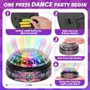 FunisFun Disco Dance Button with 5 Classic Disco Songs, Funny Sound Button for Party Supplies, Novelty Toys for Playing Jokes, Gag Gifts for Office Coworkers and Adults