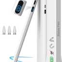 Digiroot Stylus Pen for Android, Stylus with LED Power Display, Tablet Pen Compatible with Samsung/Huawei/Lenovo/Xiaomi Tablets & Phones, Magnetic Smart Pen for iPhone, Android & HarmonyOS Devices