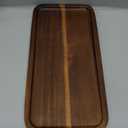 Acacia Wood Platters Small 12"x6" Long Charcuterie Board Rectangle Decorative Tray Wooden Serving Platter for Food Appetizer Cake Plates Kitchen Dish Cheese Boards Rectangular Snack Dessert Trays
