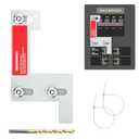 RVBOATPAT Generator Interlock Kit Fit for ITE, Murray, Gould, Thomas, Siemens and Betts, 150 or 200 Amp Panels 1 1/4 Inch Spacing Between Main and Generator Breaker